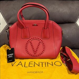 Valentino Vibrant Red Satchel